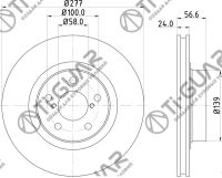 Диск тормозной TG-26310-AA092/RN1010V*Ti•GUAR